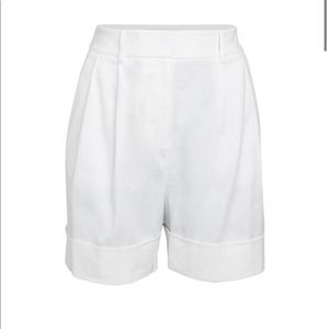 Diane Von Furstenberg white yacht shorts